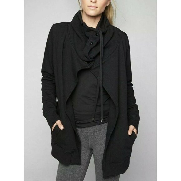 Athleta Size XS Wrappers Delight Jacket Black - Picture 1 of 7